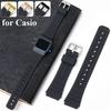 18-мм силиконовый ремешок для Casio W800H W800H A158/168 AE1200/1300 SGW400 F91W F84 F105/108 Мягкий черный ремешок для часов Браслет