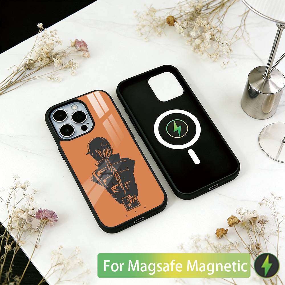 R-Rainbow Six Siege Графический чехол для телефона для iPhone17,16,15,14,13,12,11 Plus,Pro Магнитный с беспроводной зарядкой Magsafe