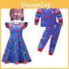 Childs Play Cosplay Costume Dress Pajama Set Halloween Party Home Fashion Wear