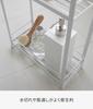 Yamazaki Jitsugyo (Yamazaki) Dispenser Stand 2 Tiers White Approx. W28 X D12.5 X H38cm MIST Bathroom Rack 2232