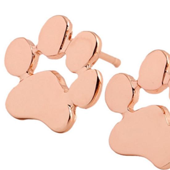 1 пара серег в форме следа животного для женщин и девочек-подростков, ювелирные изделия