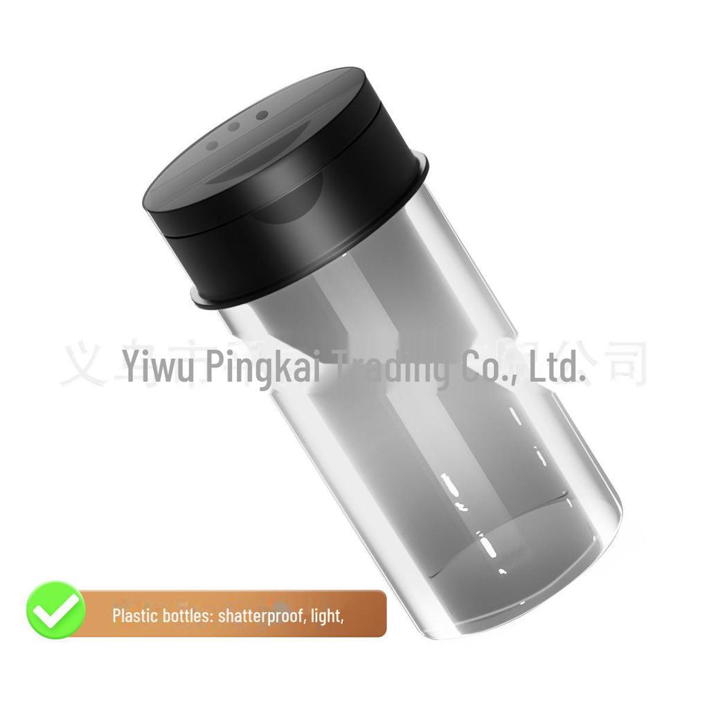 Rotating Glass Spice Rack Set with Spice Jars