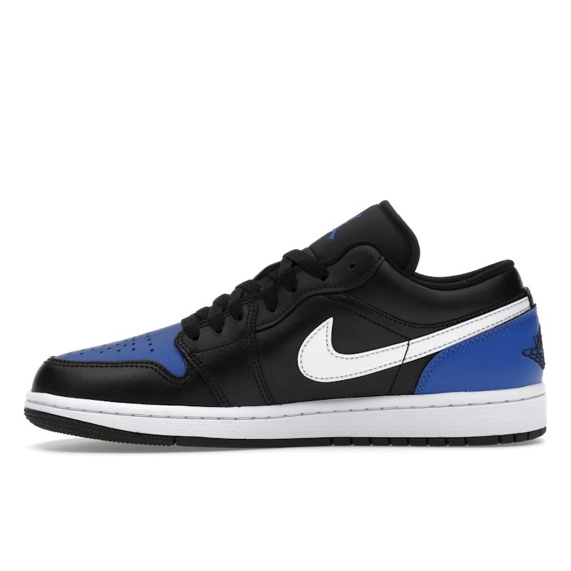 Air Jordan 1 Low Black Royal Toe Unisex Sneakers White Game-Royal 553558-042