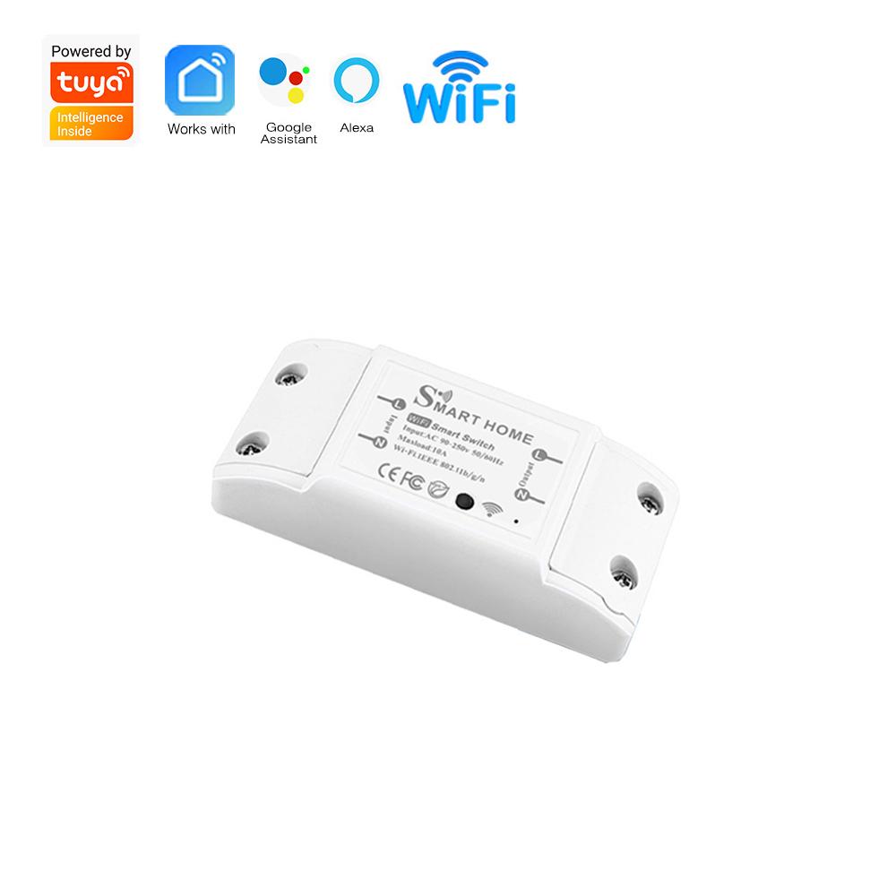Wi-Fi Умный Переключатель Беспроводной Пульт Дистанционного Управления Автоматический Выключатель Domotic Модуль Управления Светодиодным Освещением Smart Life Tuya APP Работает с Alexa Google