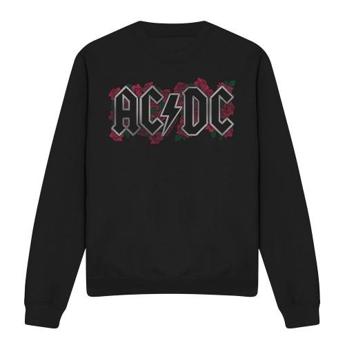 AC/DC Unisex Adult Roses Logo Sweatshirt