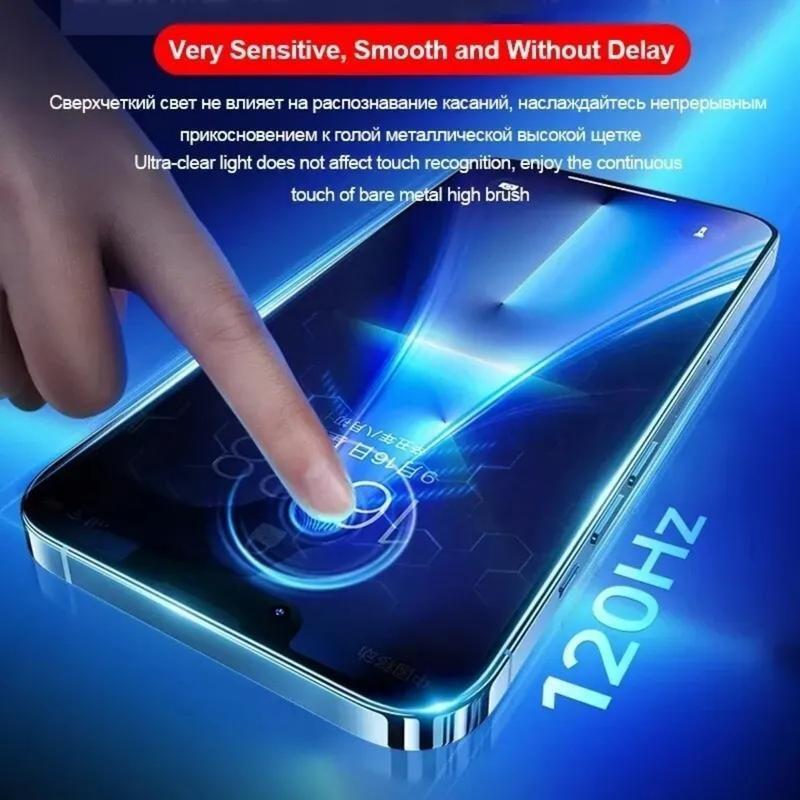 Compatible For iPhone 11 XR 17 16 15 13 14 12 Pro Max 7 8 Plus X Xs Max Tempered Glass Screen Protector Phone Glass Protector KK01 Cellphone