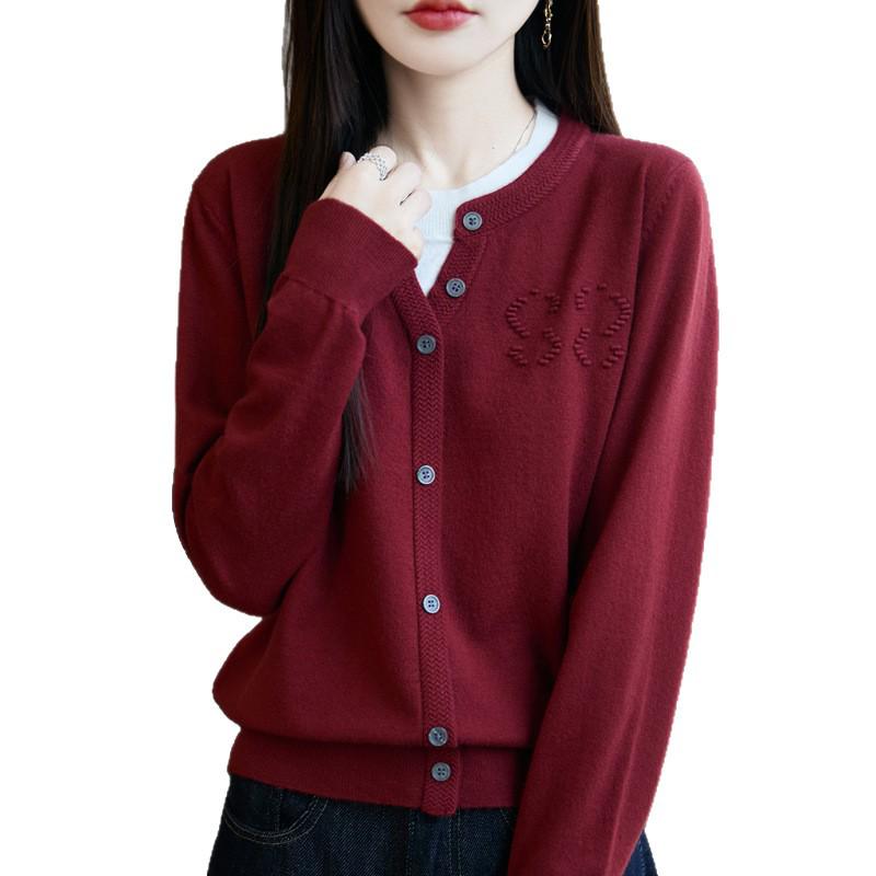 25 осенне-зимних женских трикотажных изделий: Кардиган из двух частей с бархатистой текстурой Энди, в корейском стиле