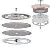 Replacement Filters for French Press Includes Spiral and Cross Plates