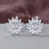 Explosive Super Flash Sunflower Design Earstuds for Women Fashionable and High Quality Accessories
