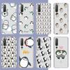 Penguin Kawaii Cartoon Phone Case For Samsung S 20 21 22 23 for Redmi Note7 8 9 10 for Huawei P20 30 40 Clear Case
