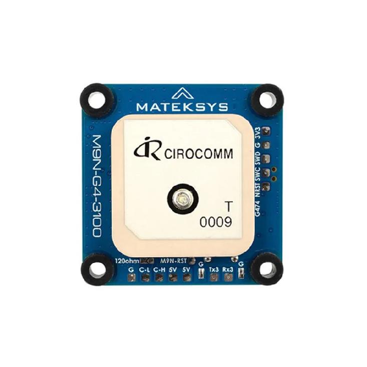 Mateksys M9N-G4-3100 GNSS GPS Module FPV Drone UAV AP_Periph DroneCAN CAN FD RM3100 Compass UART MSP ArduPilot INAV Compatible