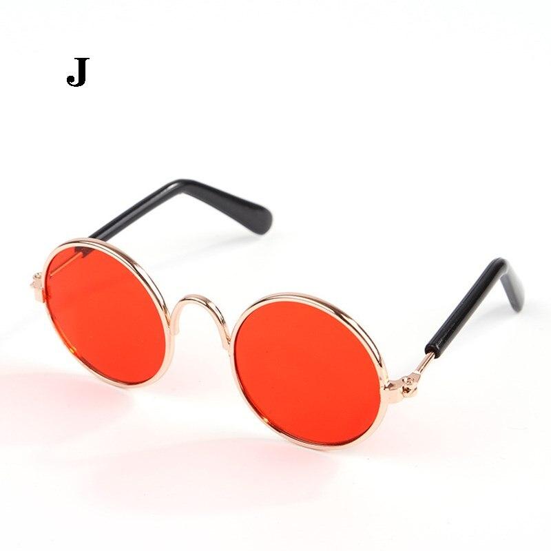 Солнцезащитные очки котенка Очки для домашних животных Очки для собак Очки для собак Товары для домашних животных Игрушка для котят Солнцезащитные очки для собак Фотографии 3 см Аксессуары для домашних животных Круглые красочные