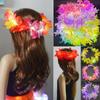 Garlands Light Up Headband Christmas Party Decoration Glowing LED Wreath Halloween Crown Flower