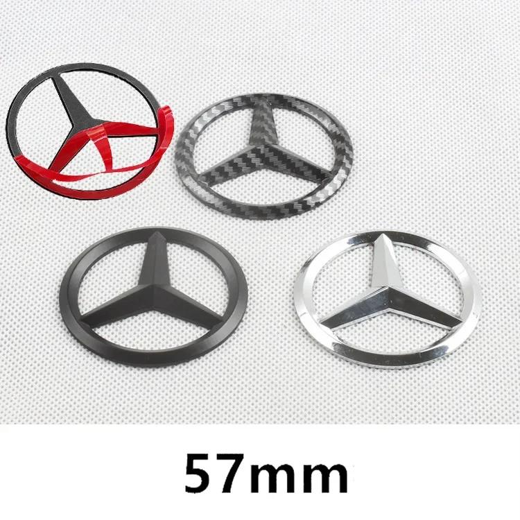NGR2 52/57mm ABS Car Steering Wheel Emblem Sticker Accessories Mercedes Benz AMG GLC CLA GLK W166 W203 W206 W246 W176 W177 W205
