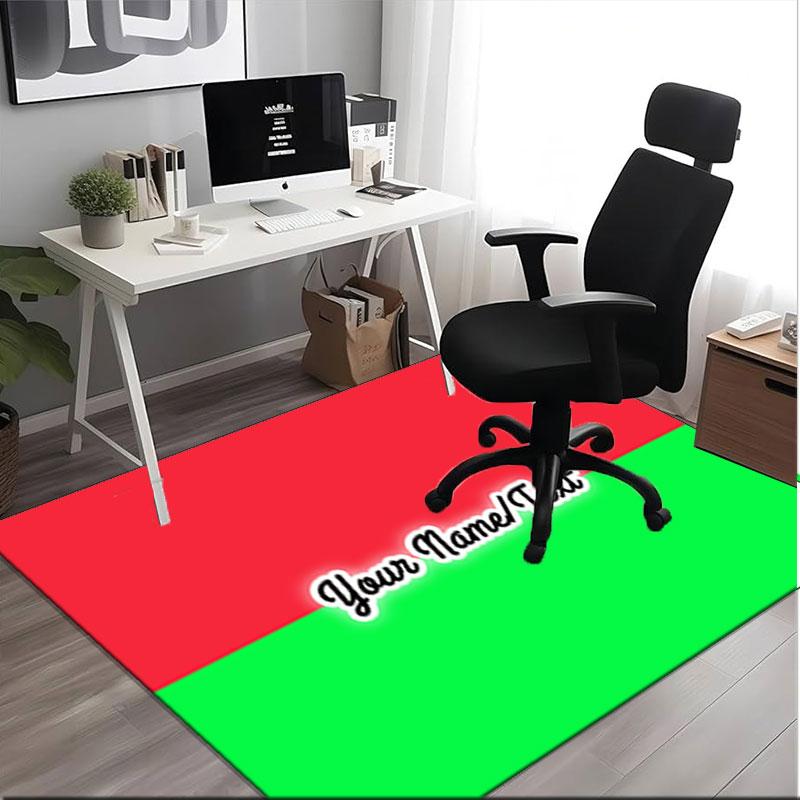 1PC Custom Name Custom Text Theme Floor Mat Ideal for Living Room, Game Rooms, Office, Bedroom,Floor Mat Playful Design