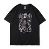 Summer New Vintage Gothic Girl Print Women's T-shirt Loose Short T-shirt