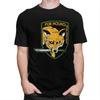 Мужская футболка Metal Gear Solid Fox Hound с коротким рукавом 100% хлопок, модная футболка с принтом из видеоигры