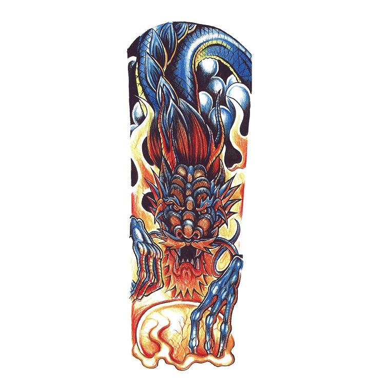 Наклейка на всю руку с татуировкой, большая цветочная наклейка на руку, водонепроницаемая наклейка на всю руку, имитация татуировки, набор Amazon, отдельная татуировка