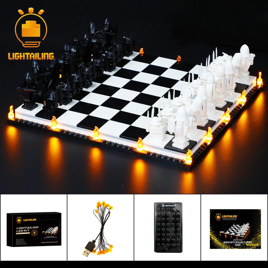 LIGHTAILING LED Light Kit for 76392 Wizard’s Chess Building Blocks Set (NOT Include the Model) Bricks for