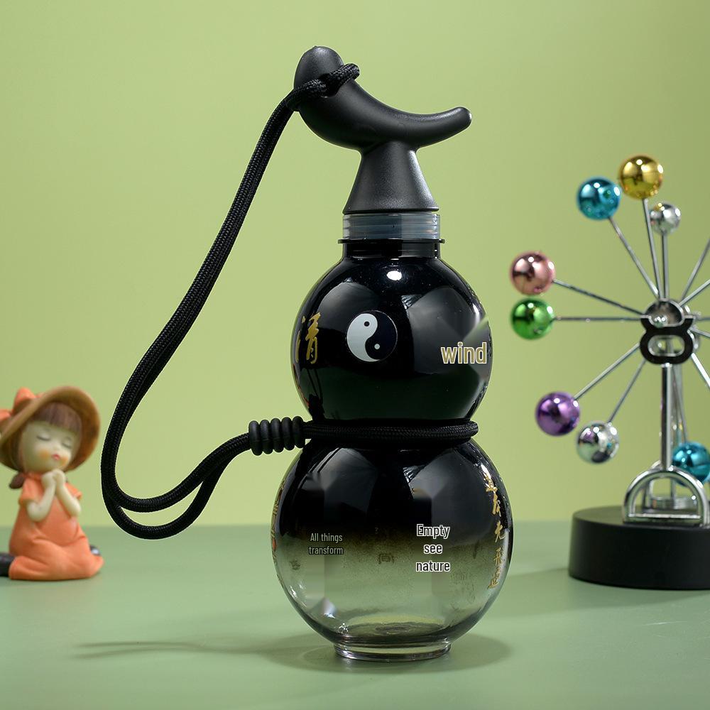 Тыквенная бутылка для воды - Большая вместимость, Портативная, со шнурком и соломинкой для мужчин и женщин