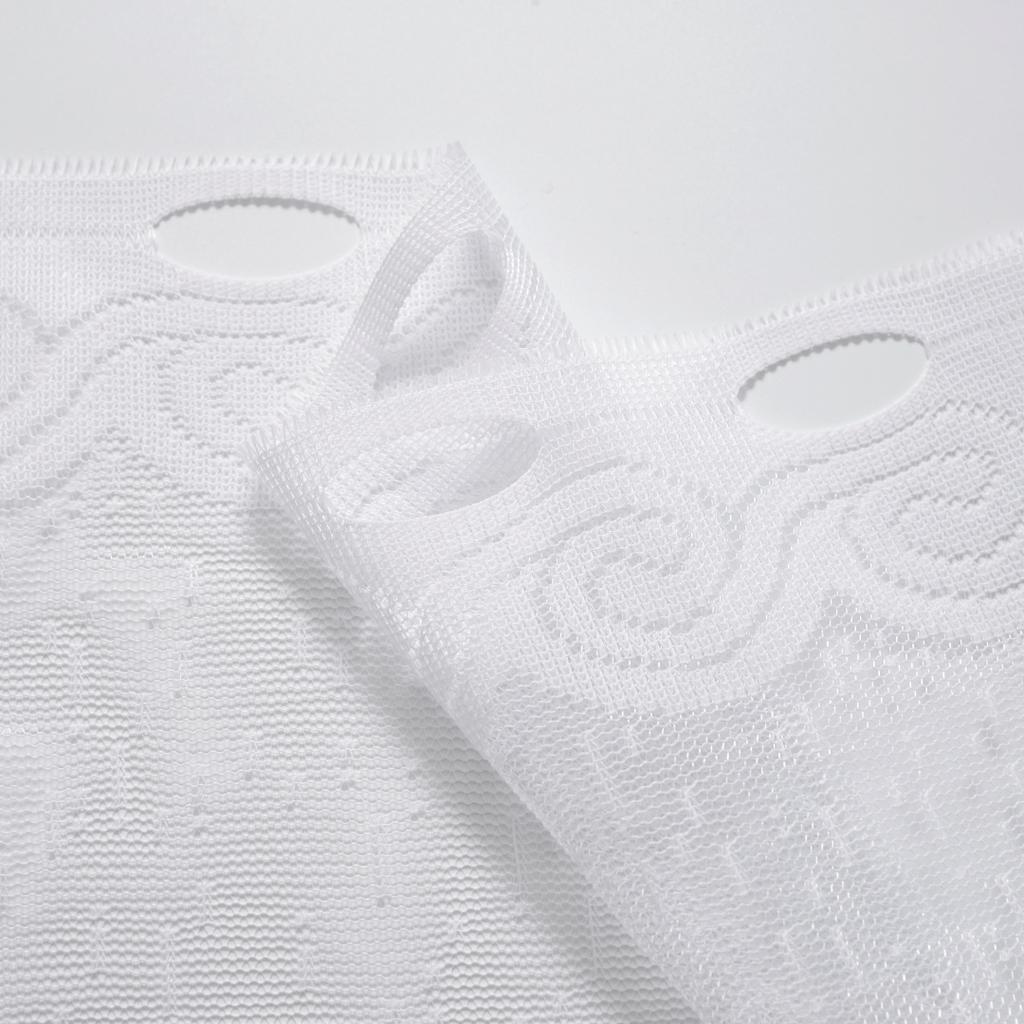 1 шт. Современные белые шторы с волнистым узором для кухонных и ванных окон