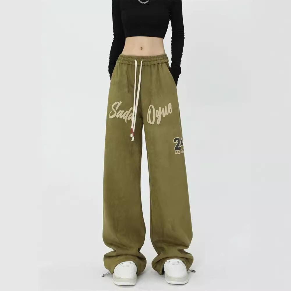 Wide-leg Pants for Women In Autumn and Winter Design Versatile Casual Street Dance Trousers
