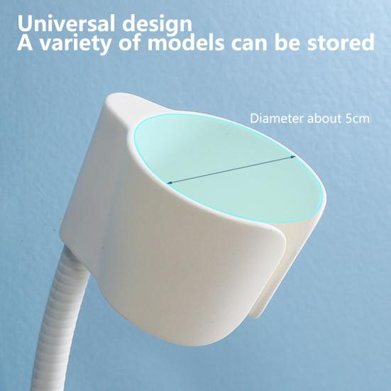 Подставка для фена настенная универсальная регулировка без пробивки роговой дизайн держатель для выпрямителя волос без помощи рук аксессуары для ванной комнаты