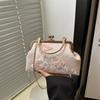 Китайский стиль Вышитая бабочками Сумка через плечо Элегантная Сумка Ретро Маленькая квадратная сумка Свадебная вечеринка Женский Вечерний Клатч