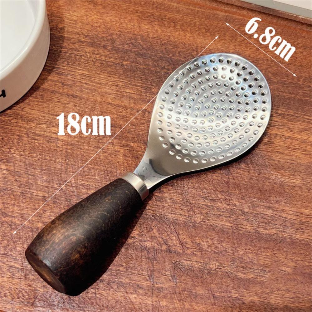 Comfortable Stainless Steel Non-stick Rice Spoon Household Thickened Rice Spoon Canteen Serving spoon