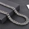 Винтажное массивное ожерелье с цепочками шириной 12 мм для мужчин, массивное ожерелье из нержавеющей стали в стиле панк, ювелирные изделия на Хэллоуин, мужские ожерелья