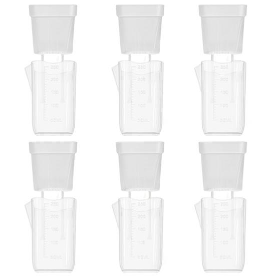 Самополивающиеся горшки для растений Мини полупрозрачные пластиковые кашпо Горшок для размножения растений с резервуаром для рассады, черенков, алоказии, африканских фиалок, хойи