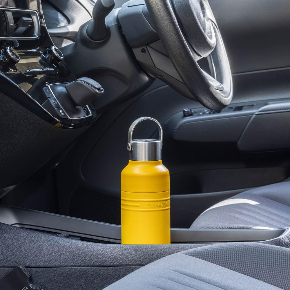 Le Creuset 1000ml Necker Stainless Steel Vacuum Insulated Bottle Wide Mouth Easy to Clean On the Go