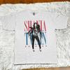 Shania Fierce Fringe Unisex White T-shirt S-