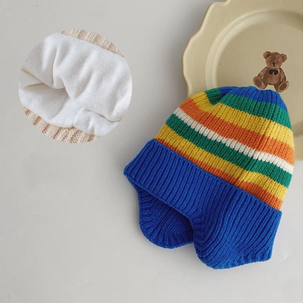 Knitted Knitted Hat Autumn Winter Pullover Hat New Beanie Cap