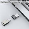 USB C Adapter Aluminum Alloy Shell USB 2.0 Male to USB 3.1 Type C Female Type-C Adapter for Laptop Samsung Xiaomi 10 Earphone