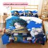 My Hero Academia Deku & Bakugo Duvet Cover & Pillowcases, MHA Fan Bedroom Bedding, Perfect Gift.chl