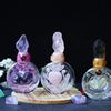 Handmade Natural Crystal Magic Bottle Decorative Glass Crafts Storage Bottle Ornament For Home Decor And Christmas Gift
