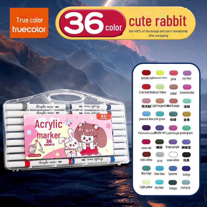 Нетоксичные акварельные маркеры: Ручки True Color Art для детского сада, наборные акриловые кисти