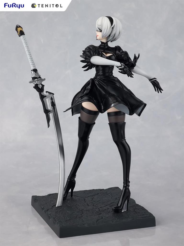 Furyu Anime TENITOL 2B 2 Type Height 220mm Painted Complete Figure "NieRAutomata Ver1.1a" (Yorha No. B) Approx. Non-scale ATBC-PVC AMU-TNL0101