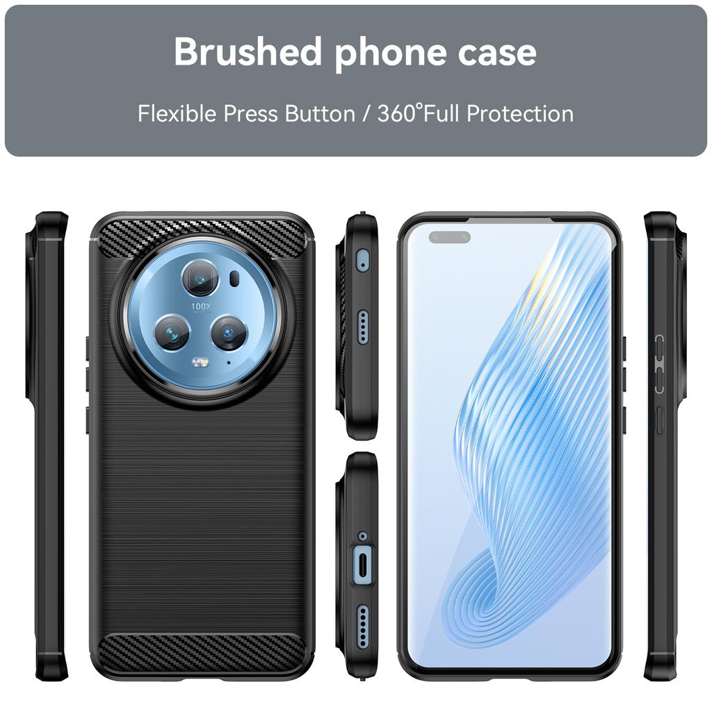 Soft Phone Case For Honor Magic5 Pro Shockproof Silicone Protective Cover for Magic 5pro 5 Pro Luxury Matte Cases
