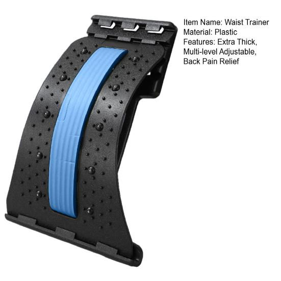 Растяжитель для поясницы, регулируемый массажер для шейного отдела позвоночника, поясницы, шеи, облегчение боли, подушка, растяжка для поясницы, растяжка для спины