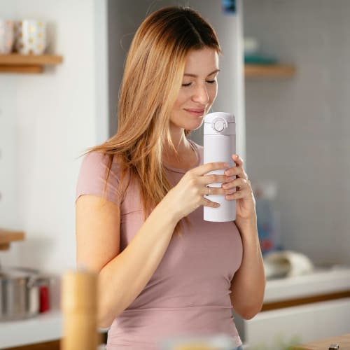 Set of 2 Gaskets for Thermos and JOK, Replacement Lid and Spout Gaskets for Water Bottles and Mobile Mug Replacements