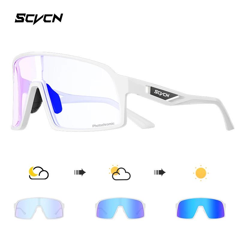SCVCN Sale Photochromic Outdoor Cycling Sunglasses MTB Glasses Bike Cycling UV400 Glasses Men Women Road Bicycle Sports Eyewear 7