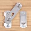 Door Lock Sliding Barn Door Latch Bolt Stainless Steel Hasp Latch Bolt Wine Cabinet Closet Window Door Lock Buckle Hardware