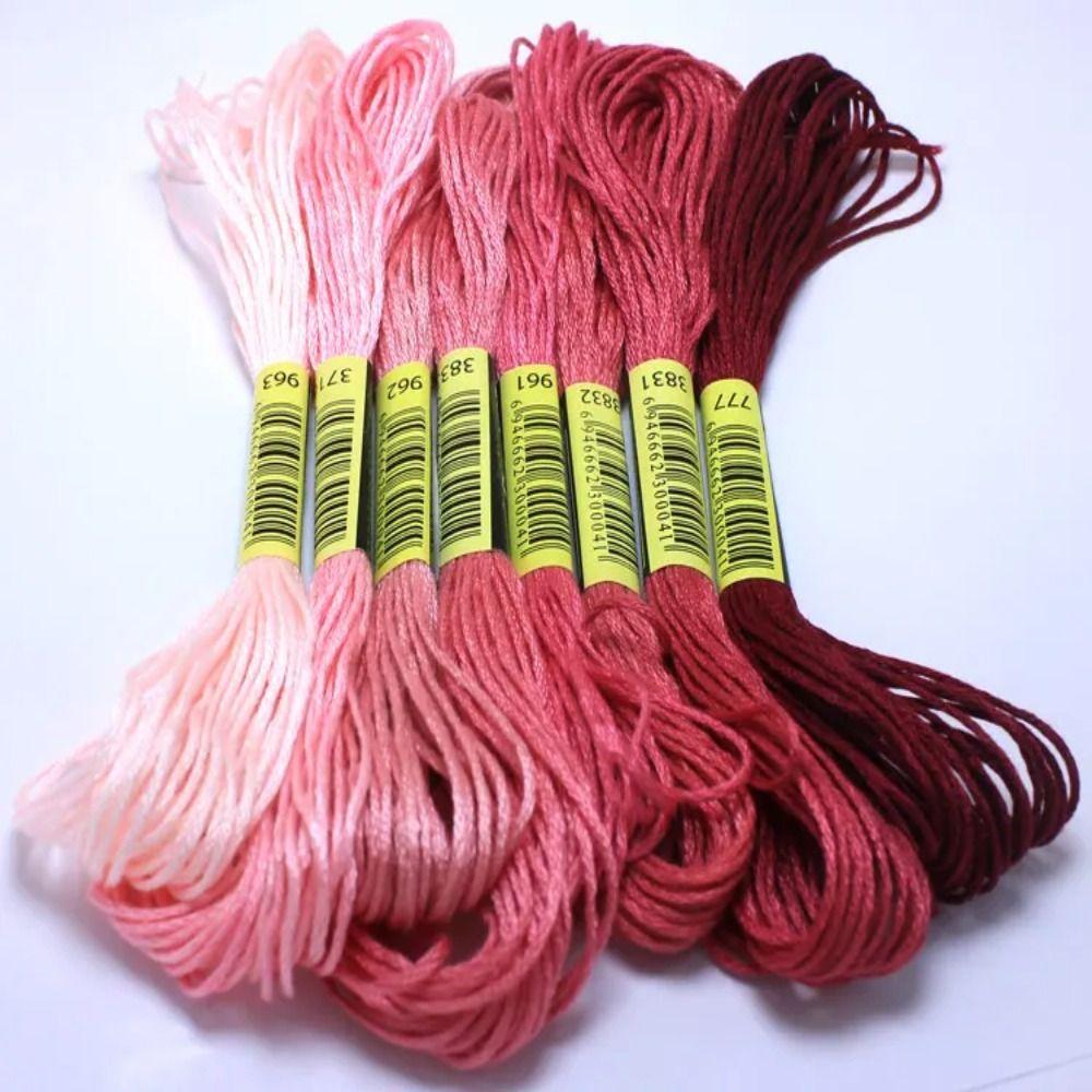 Полиэстеровый Хлопок Нить для Вышивания Крестом Уникальный Инструмент для Шитья Нить для Ручной Вышивки