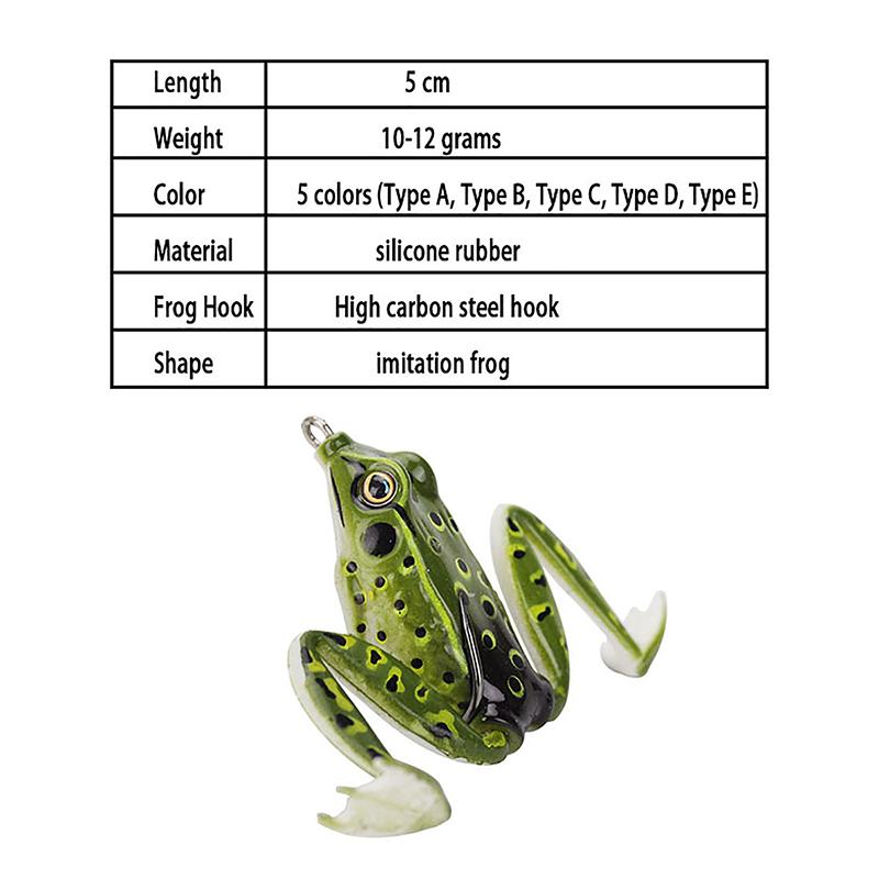 5 см 12 г Thunderfrog Road Runner рыболовная приманка лягушка ложная приманка рыболовные снасти рыболовные снасти для черной рыбы 5 цветов