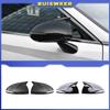Car Accessories Piano Black Tuning Auto Sport Bat Design RS Side Bat Design Mirror Cover for Hyundai Sonata DN8 2020 2025