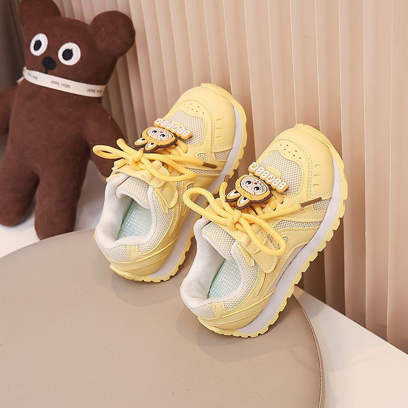 Девочки Спортивная обувь Летняя Детская Сетчатая Дышащая Обувь Папы
