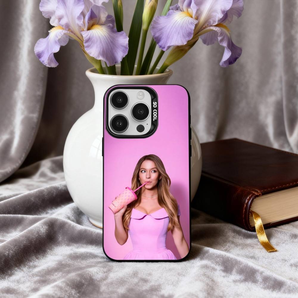 Потрясающий S-Сидни S-Суини Актриса Чехол для телефона Для iPhone17,16,15,14,13,12,11 Plus,Pro Max Черный Конфетный серебристый чехол для телефона