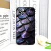 Креативный черный золотистый чехол для телефона с текстурой чешуи для iPhone 17 16 12 11 14 13 15 Pro Max Mini XS MAX XR 7 Plus Мягкая крышка